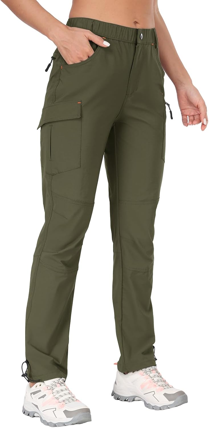 GymBrave Women's Hiking Cargo Pants for Outdoor Adventures