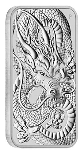 2021 P Silver Australian Dragon Dollar Coin - Brilliant Uncirculated