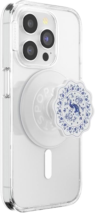 PopSockets Phone Grip for MagSafe with Kickstand - Peacock Saucer