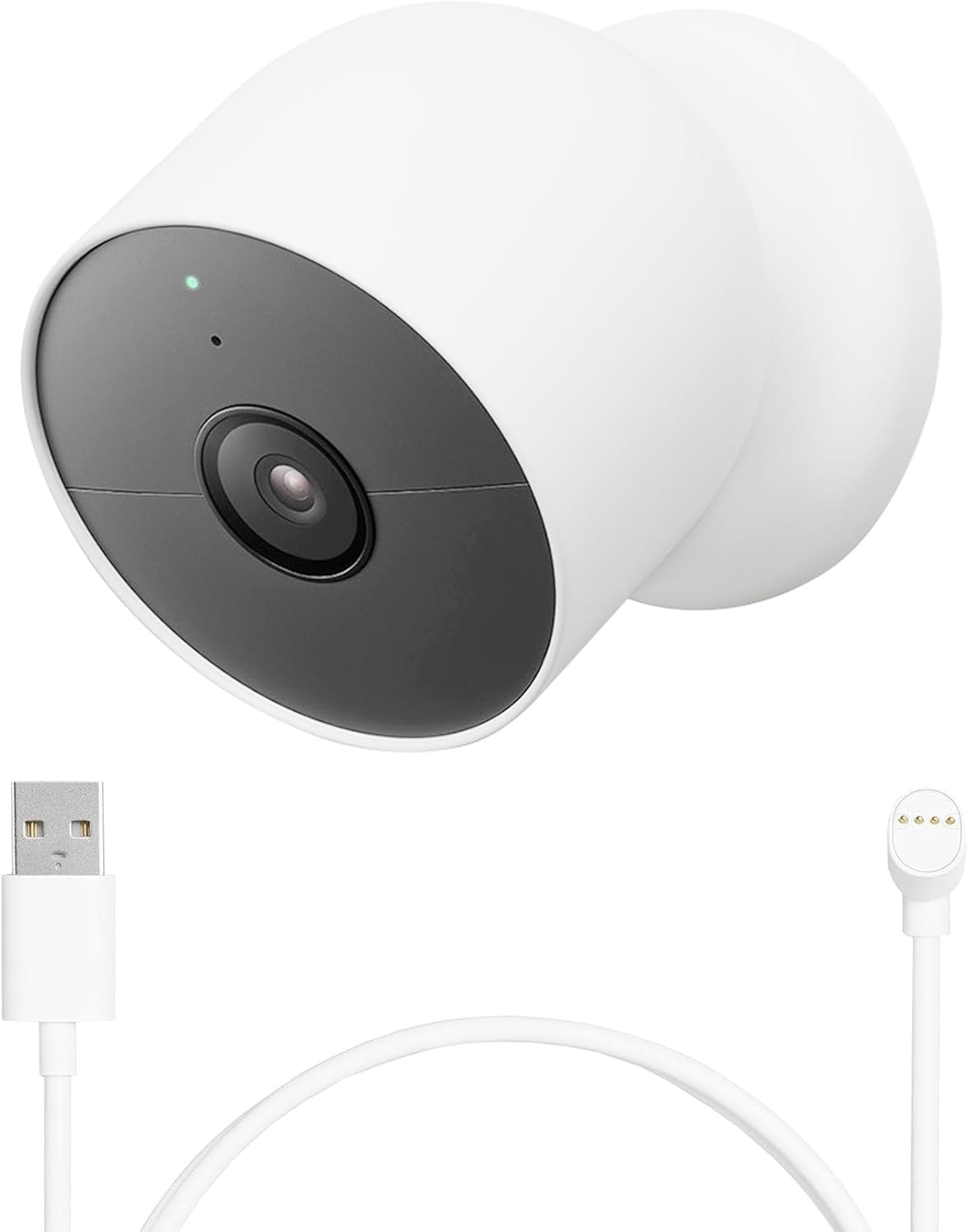 Google Nest Cam 2nd Gen: Outdoor/Indoor, Battery, 1 Pack + Spare Cable