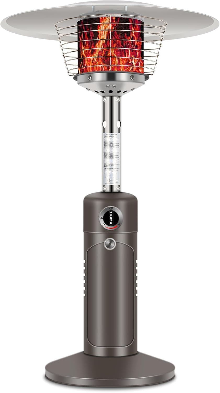 Hykolity 13,000 BTU Propane Patio Heater for Outdoor Comfort