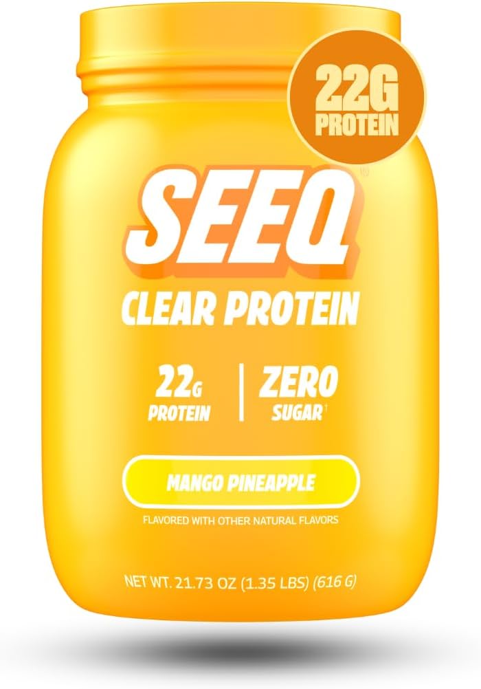 SEEQ Clear Whey Isolate Protein Powder for Post-Workout Recovery