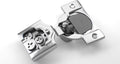 Berta 60-Pack 5/8 in Overlay Soft Closing Cabinet Hinges - Durable 105