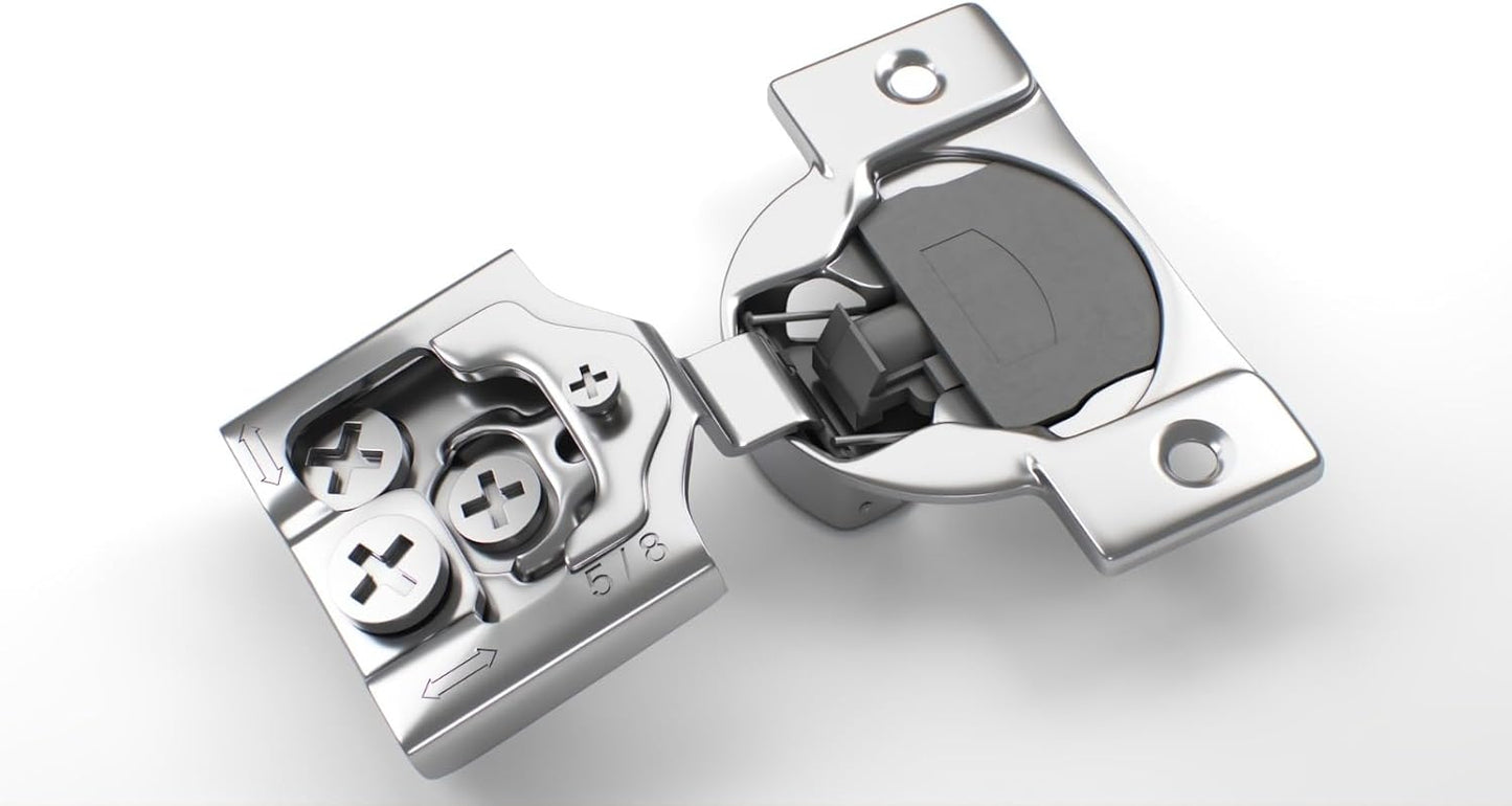 Berta 60-Pack Soft Closing Face Frame Cabinet Hinges for Kitchen