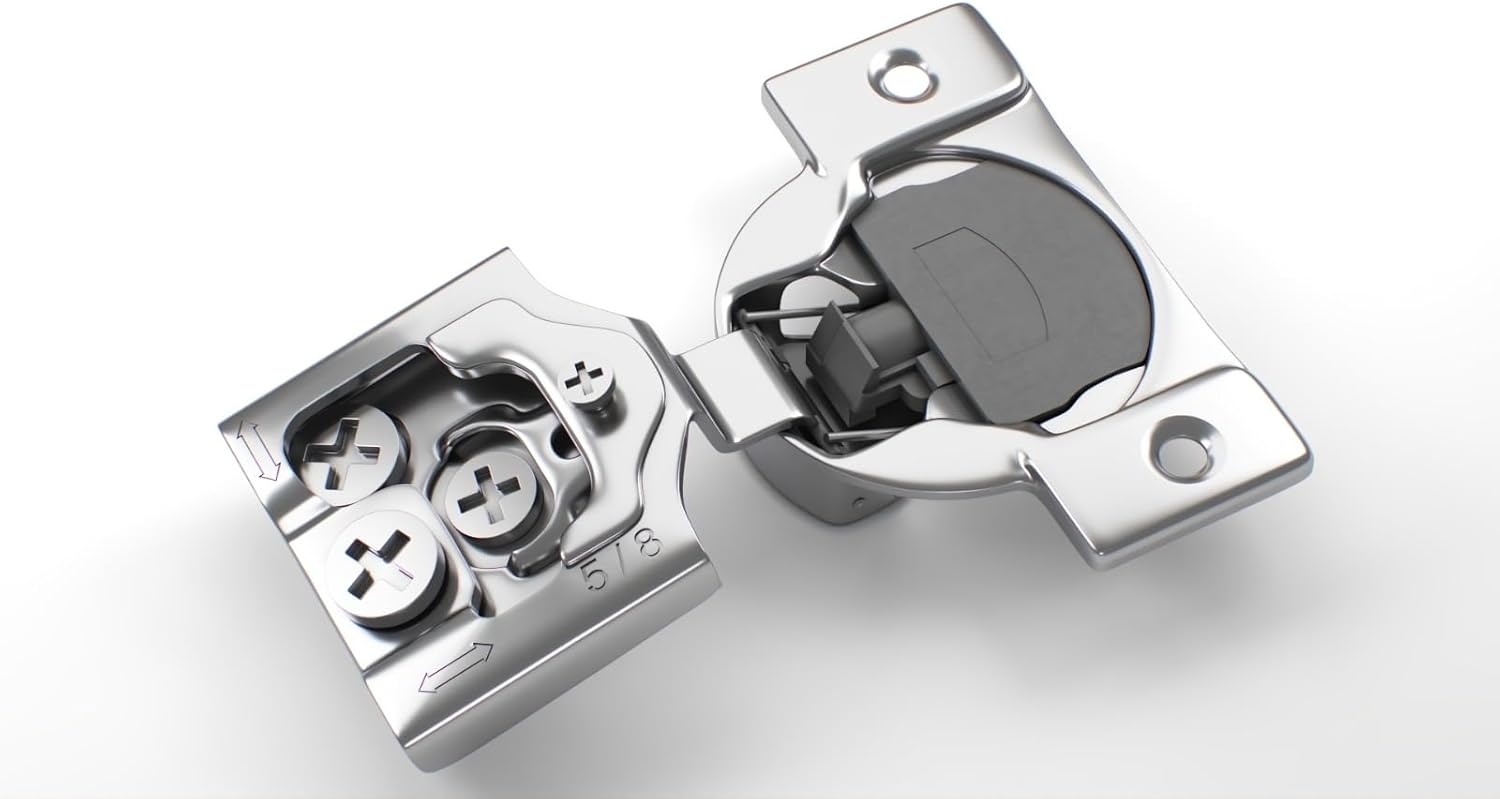 Berta 60-Pack Soft Closing Face Frame Cabinet Hinges for Kitchen