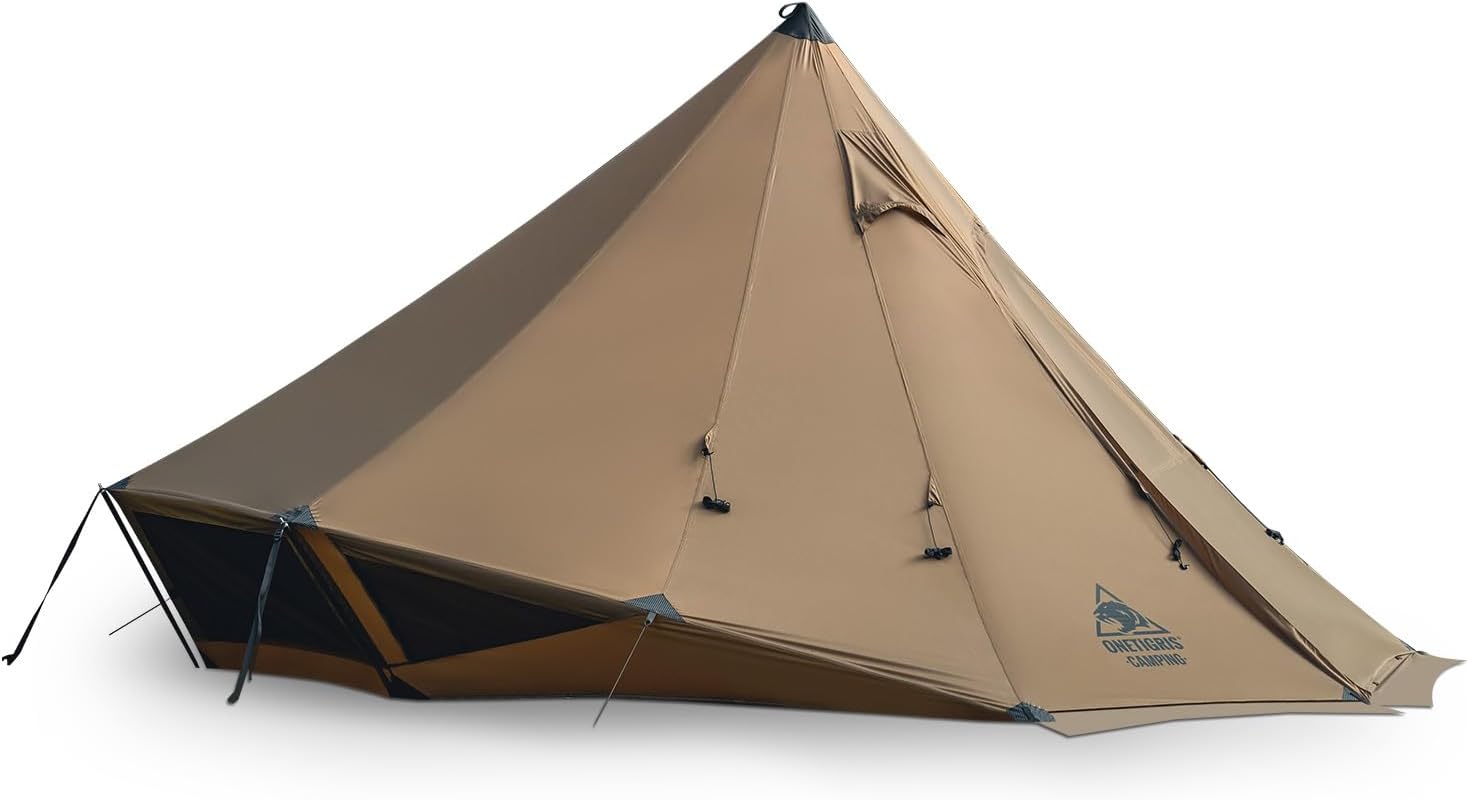 OneTigris Hot Tent: 3000mm Waterproof, Enhanced Ventilation