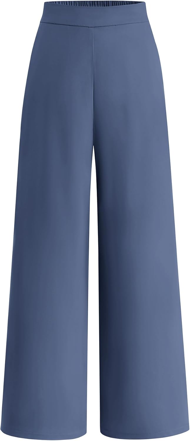 High Waisted Wide Leg Pants for Women - Business Casual Style