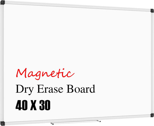 XBoard Magnetic Whiteboard 40 x 30 Inch for Home & Office Use