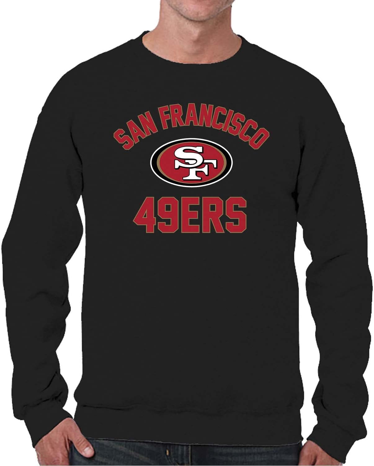 NFL Adult Gameday Football Crewneck Sweatshirt for Fans
