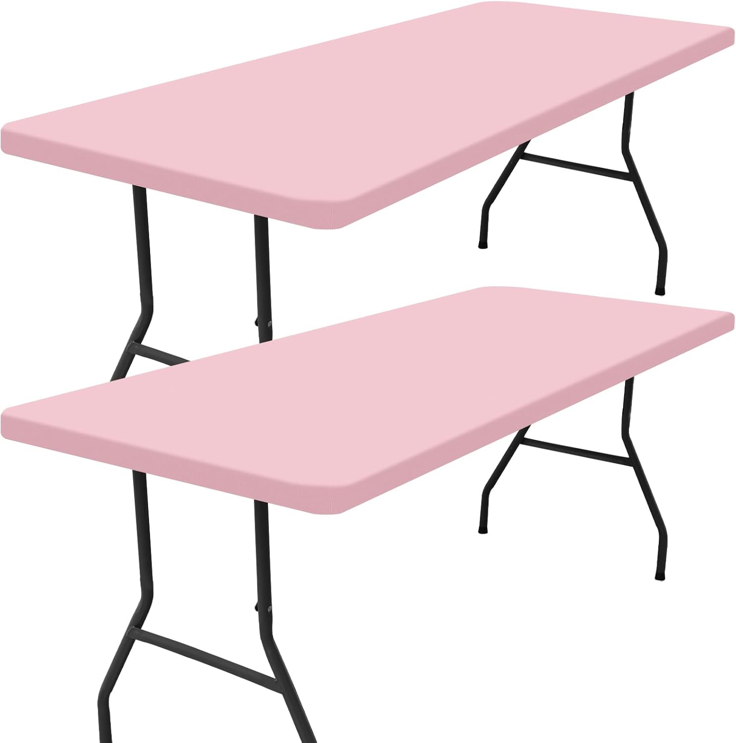 Smiry Waterproof Elastic Fitted Tablecloths for Outdoor Use