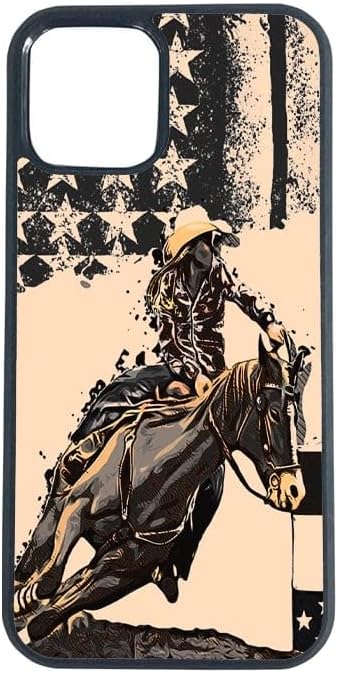 Durable USA Flag Cowgirl iPhone 11 Case