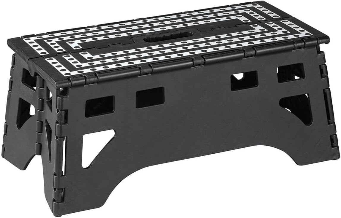 Extra Wide Folding Step Stool for Safe and Easy Access