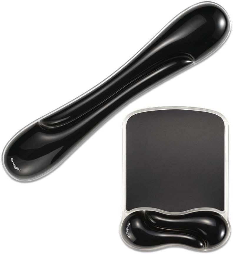 Kensington Duo Gel Combo Black - Comfortable Wrist Support