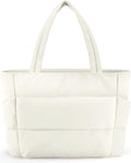Puffer Tote Bag for Women - Lightweight Multi-Pocket Travel Tote