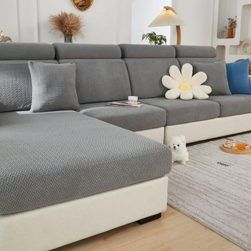 Couch Cushion Covers for Sectional Sofa - Soft and Stretchy