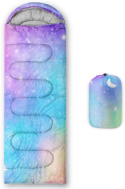 Kids Sleeping Bag for Boys Girls - Lightweight Warm Portable