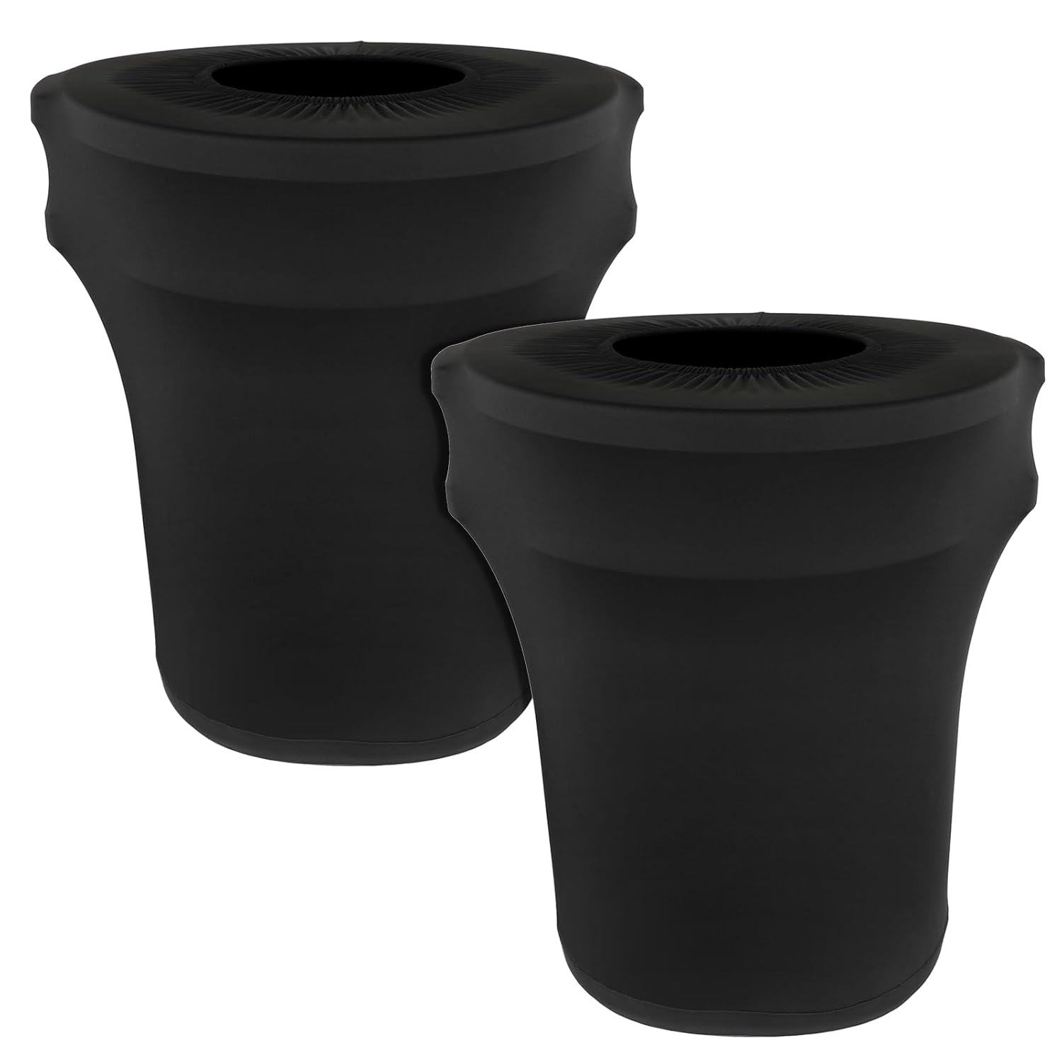 55 Gallon Stretch Spandex Trash Can Cover for Elegant Events