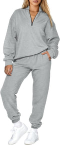 Aleumdr Women 2 Piece Outfits Sweatsuit for Comfort and Style