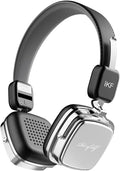 R2 Retro Classic Metal and Leather Grain Wireless Headphones