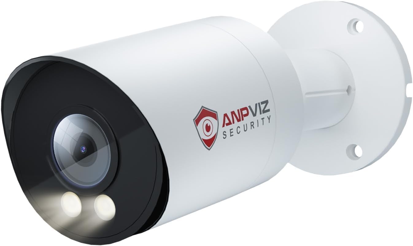 Anpviz 6MP Bullet PoE IP Camera with Smart Night Vision