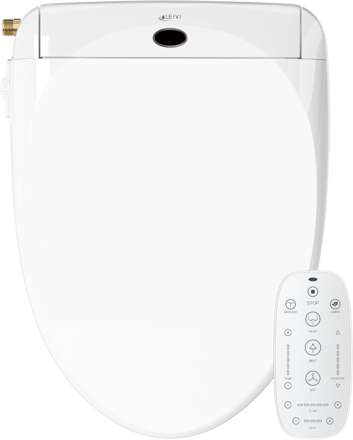 LEIVI Electric Bidet Smart Toilet Seat with Dual Control Mode