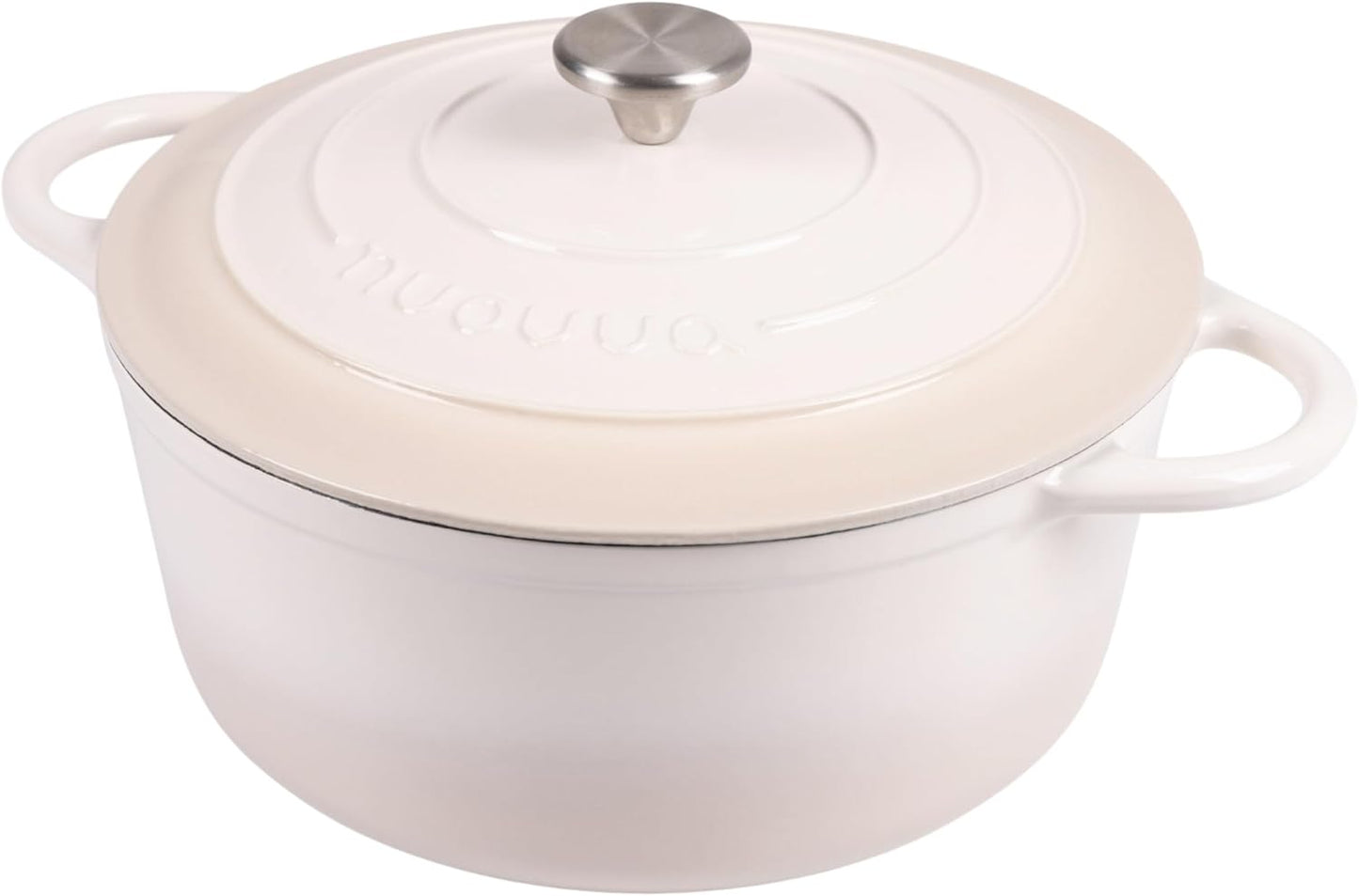 Nuovva Enamelled Cast Iron Dutch Oven Pot for Versatile Cooking