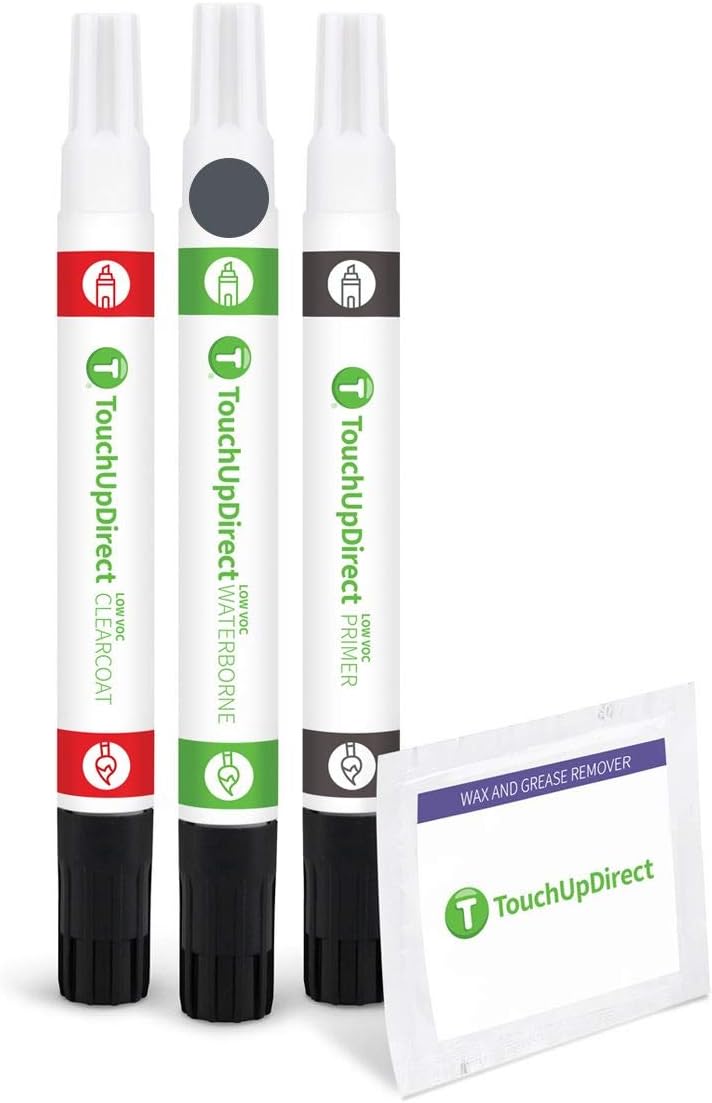 TouchUpDirect Boulder Gray Pearl Car Touch Up Paint Combo Kit
