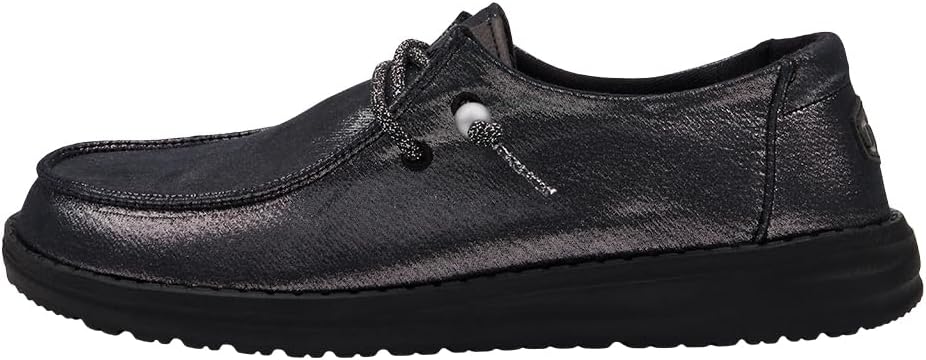 Hey Dude Womens Wendy Glitter Shoes for Stylish Comfort
