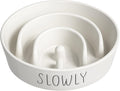 Slow Feeder Dog Bowl Ceramic Maze for Medium/Large Dogs - Non-Slip