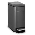 TrashAid Small 1.6 Gallon Stainless Steel Trash Can - Compact Hands