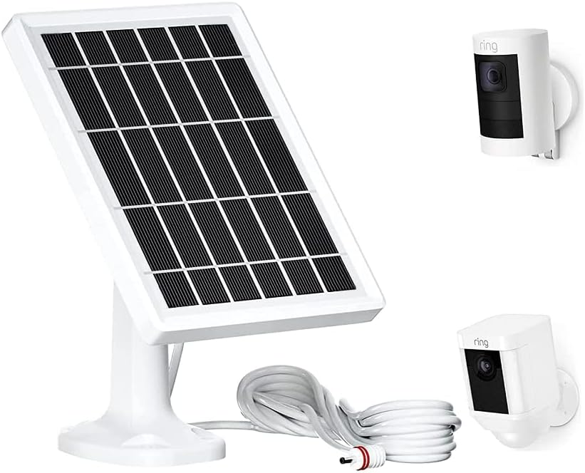 Fast Charge Camera Solar Panel for Ring Cameras