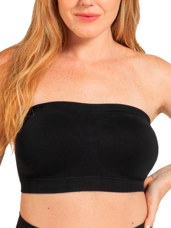 Truekind Wireless Strapless Bra for All-Day Comfort and Support