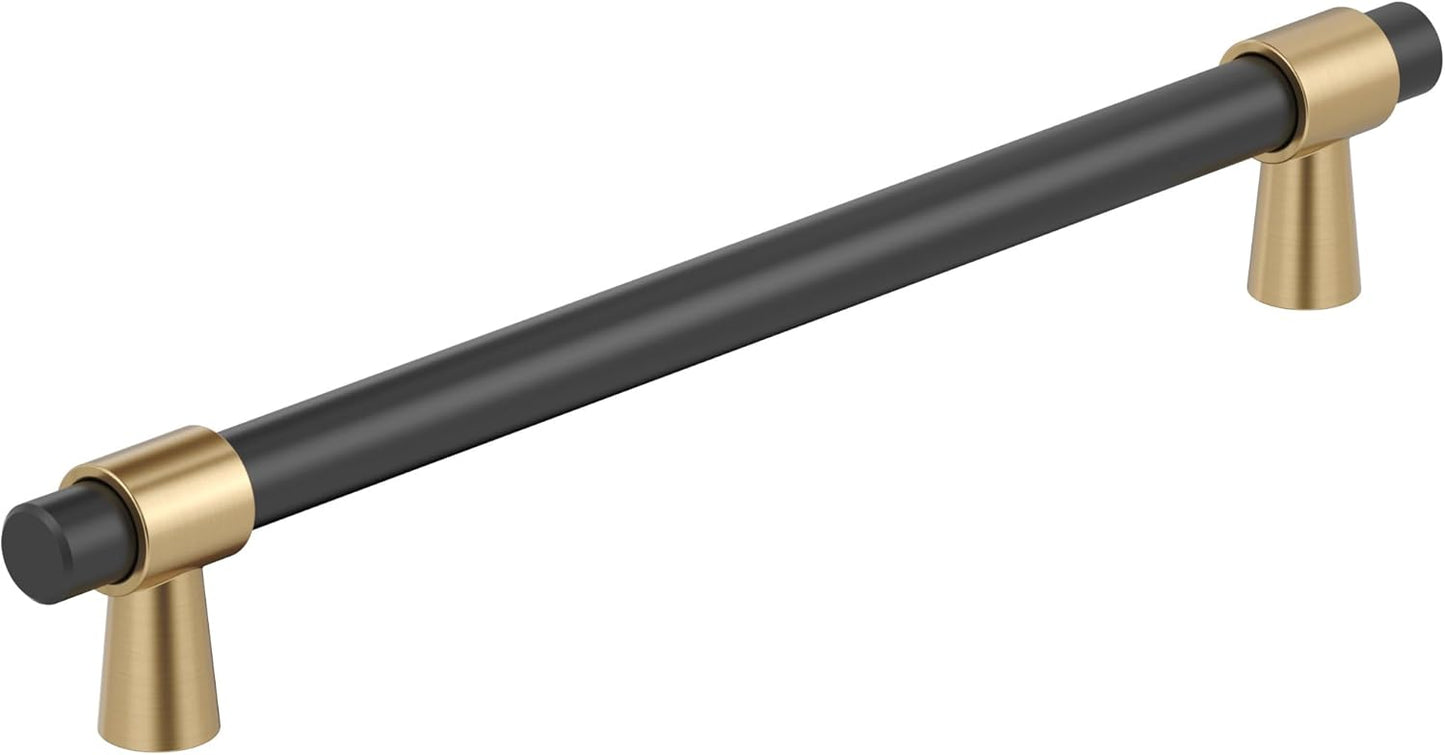Amerock Mergence 12 inch Matte Black/Champagne Bronze Pull Review
