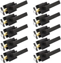 Oil Rubbed Bronze Door Levers 10 Pack - Heavy Duty Passage Leverset