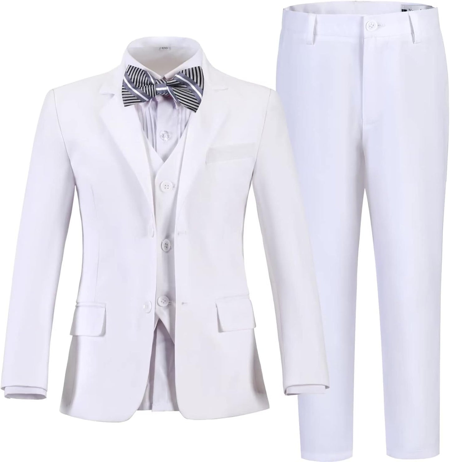 Boys Suits Slim Fit Toddler Tuxedo Suit Set for Special Events