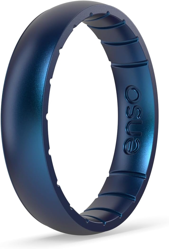 Enso Rings Thin Elements Silicone Ring for Stackable Style