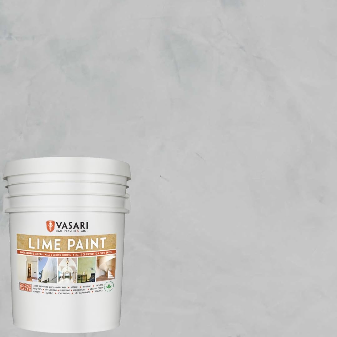 VASARI Lime Plaster & Paint - Premium Natural Lime Paint 5 Gallon