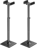 Adjustable Surround Sound Speaker Stands by ELIVED - Max 43.3 Height - YD5028