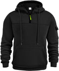 Mens Heavyweight Full Zip Fleece Hoodie - Warm Everyday Layer