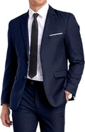 Fxzpiodi Men's Elegant Slim Fit Tuxedo for Formal Occasions
