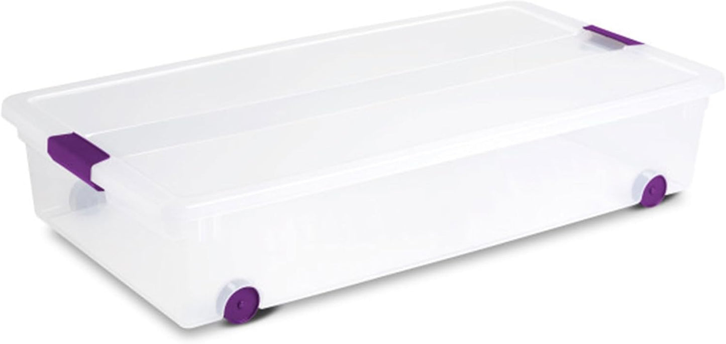 Sterilite 12-Pack ClearView Latch Box for Underbed Storage