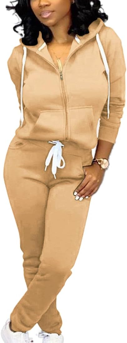 Mrskoala Two Piece Outfits for Women Tracksuit Sweat Suits