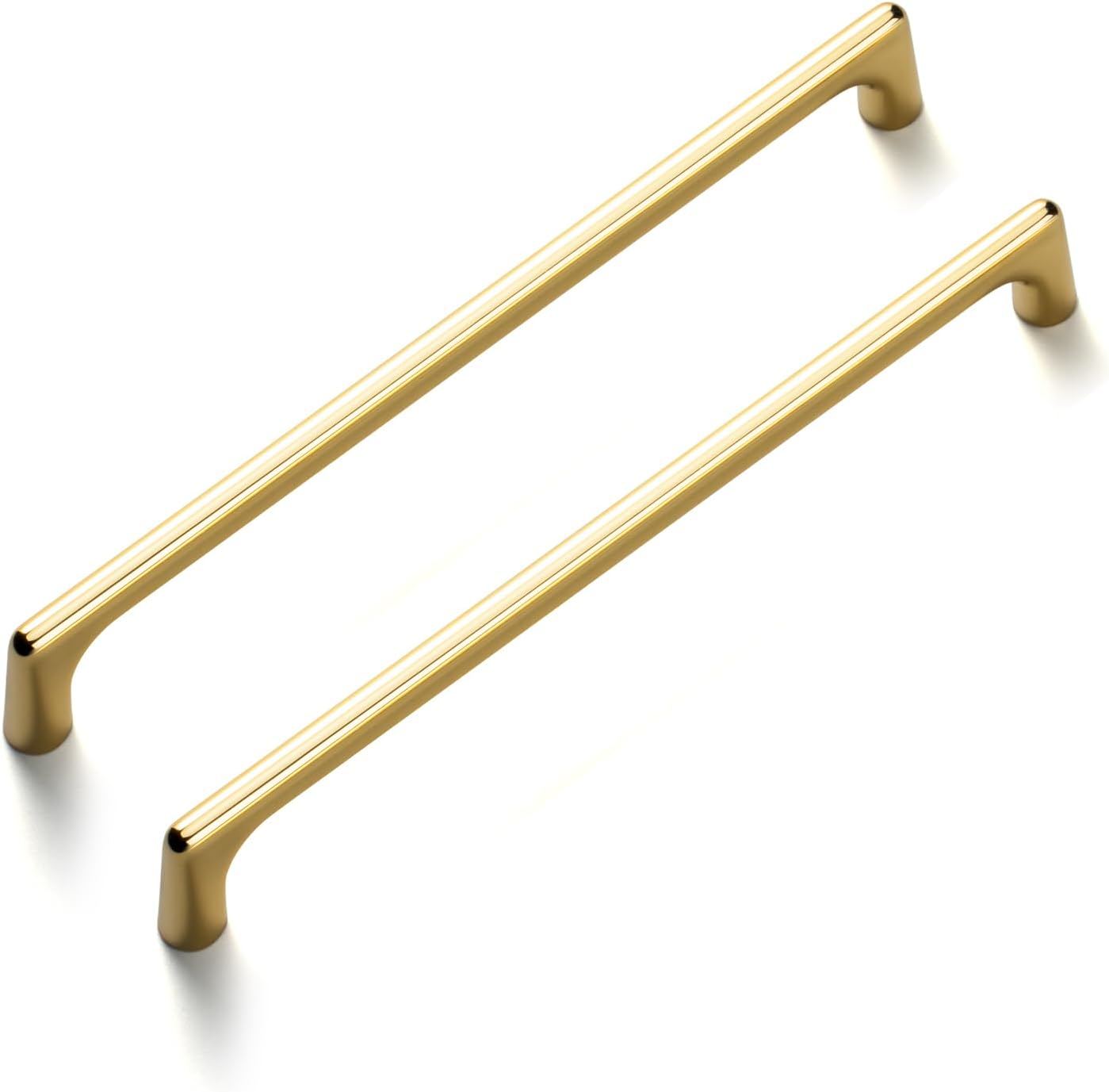 Shining Golden Cabinet Pulls for Modern Minimalist Style