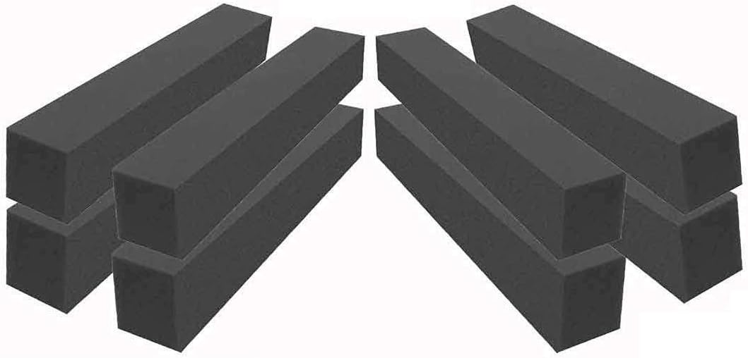 Mybecca Acoustic Foam Bass Trap Soundproofing 8 Pack