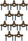COREX 1/2ft to 1ft Bronze Water Pipe Ground Clamp - Reliable Grounding