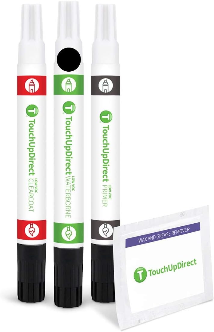 TouchUpDirect Jet Black Touch Up Paint Combo for BMW Vehicles