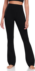 Mellow Flare Leggings 32.5 in Inseam - Flattering High Rise Yoga Pants