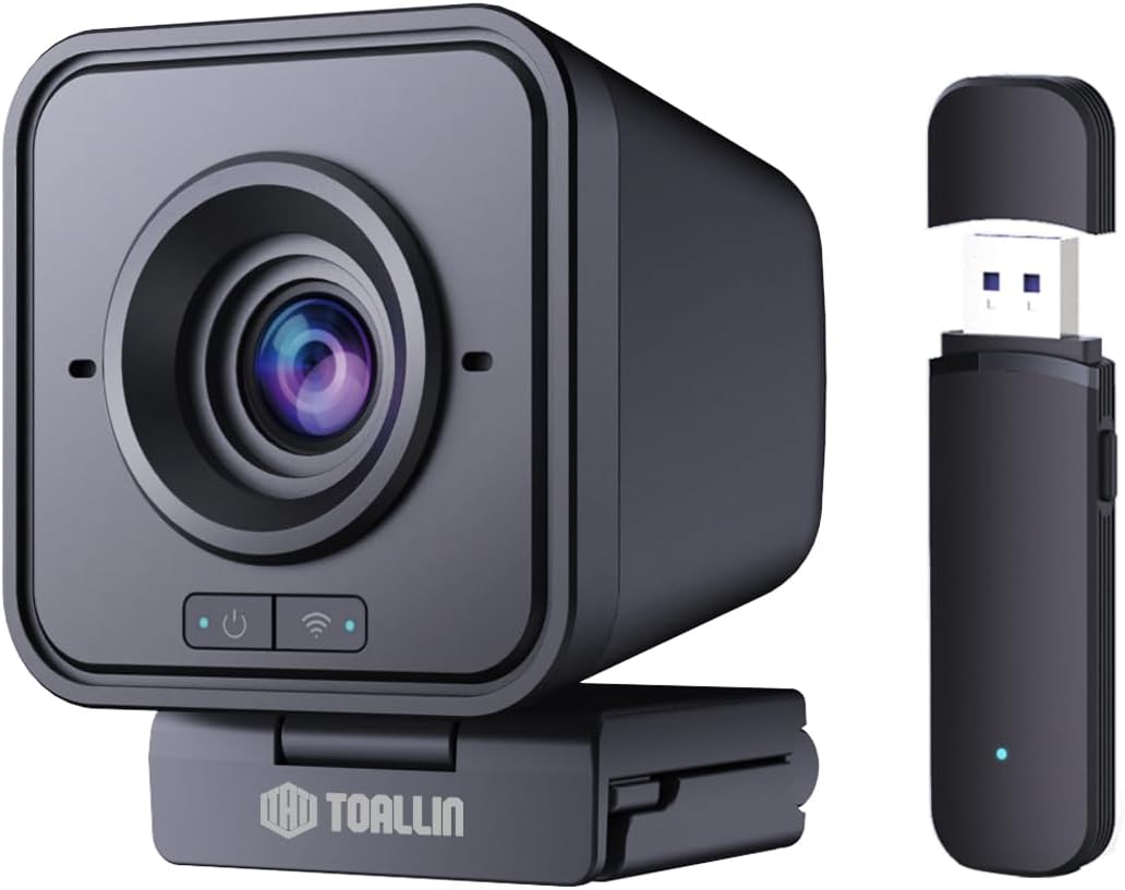 TOALLIN 1080P HD Webcam: Crisp Video & Clear Audio
