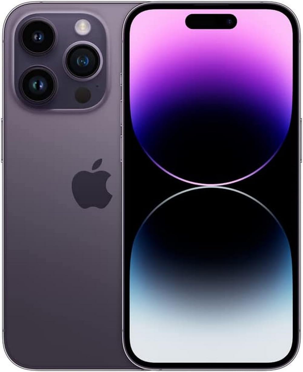 Apple iPhone 14 Pro 256GB Deep Purple - Renewed Smartphone