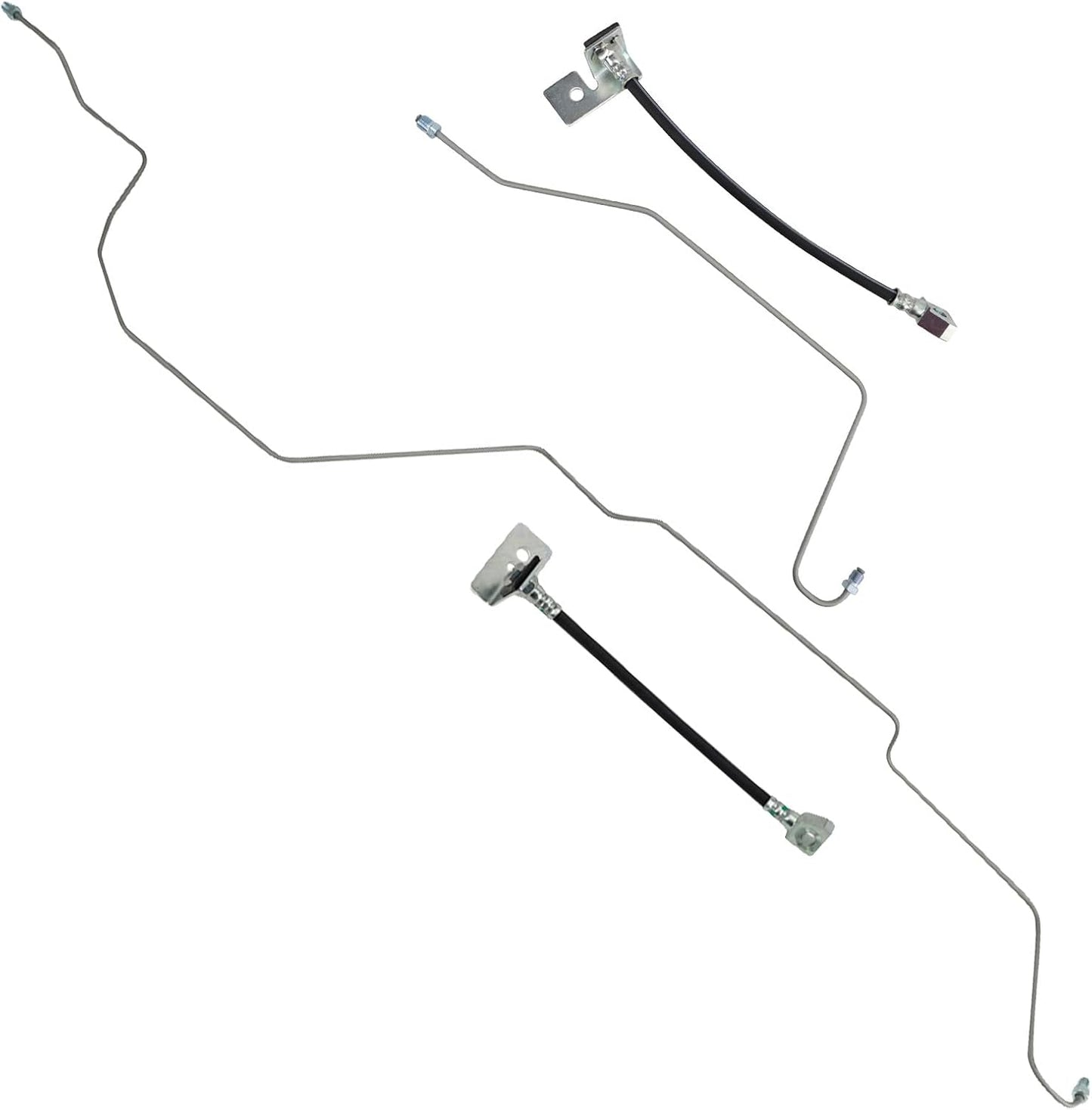 TRQ Rear Brake Hose Set for 1999-2003 Ford F-150 Models